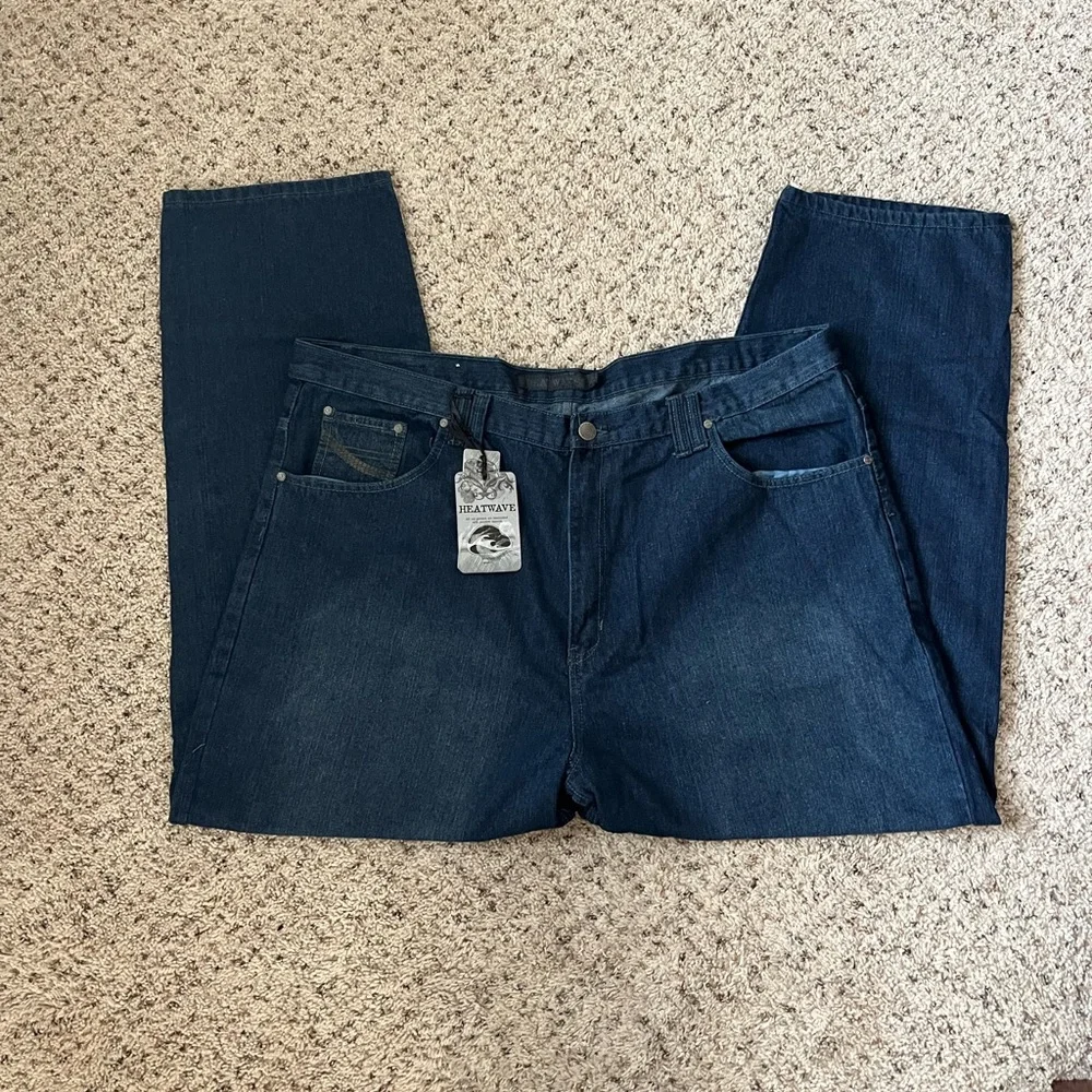 Heatwave Men’s Big & Tall Jeans | Waist 48 | 100% Cotton | Relaxed Fit | NWT - Picture 4 of 9